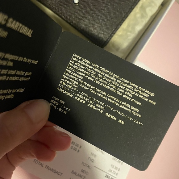 (SOLD )Mont Blanc collection sartorial wallet - Picture 2 of 9